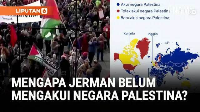 Sejumlah negara di dunia seperti Inggris, Kanada, Belgia, Portugal, Prancis, dan lainnya sudah mengakui negara Palestina. Namun, Jerman belum ikut dalam barisan tersebut.