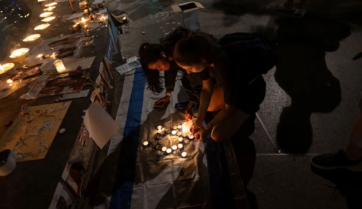 Sementara itu, korban tewas akibat serangan Hamas ke Israel mencapai lebih dari 1.400 orang. (AP Photo/Oded Balilty)