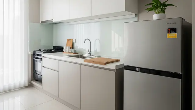 Dapur Linear Satu Dinding