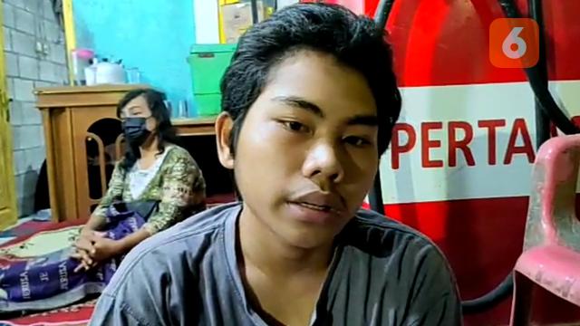 Benz Fransisco, Anak Korban Tabrakan Maut Di Balikpapan. (Jumat, 21/01/2022). (Liputan6.con/Yandhi Deslatama).