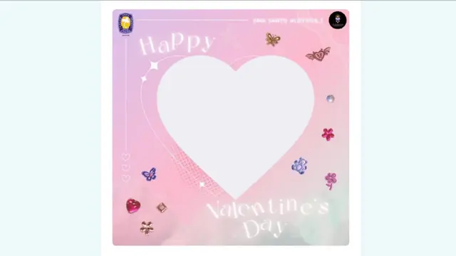 Twibbon Valentine Day yang Bisa Kamu Buat Sambut Hari Kasih Sayang 14 Februari.