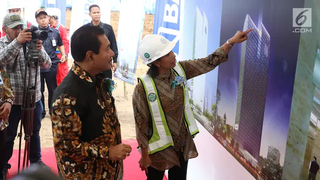 Menteri BUMN Rini Soemarno Resmikan Groundbreaking Menara BNI
