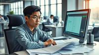 cara agar print excel tidak terpotong ©Ilustrasi dibuat Stable Diffusion