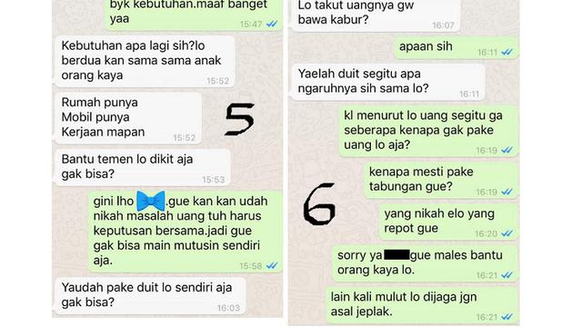 Chat Teman Maksa Minjam Uang Malah Bikin Warganet Geregetan