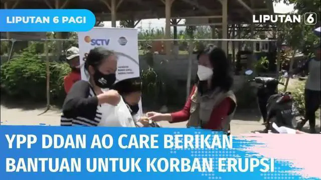 Bantuan dari YPP SCTV-Indosiar dan AO Care, diberikan kepada para penyintas erupsi Semeru dan menjangkau pemukiman terisolir. Menembus jalur aliran lahar Gunung Semeru, demi berikan pengobatan dan bagikan sembako.
