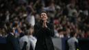 Diego Simeone baru saja mencatatkan rekor gemilang sebagai pelatih sepak bola. (AFP/Javier Soriano)
