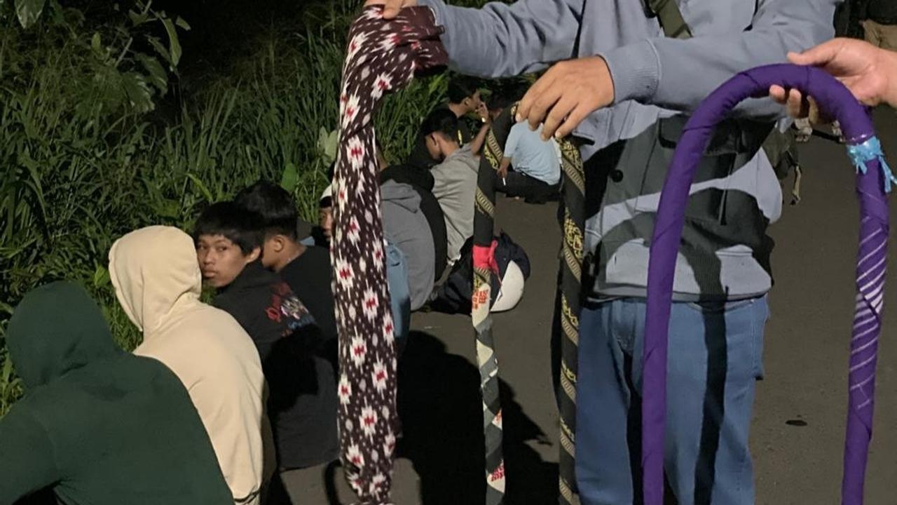 Belasan remaja di Kota Bogor diamankan polisi saat hendak perang sahur jelang sahur