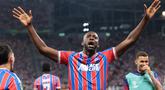 Kemenangan Crystal Palace atas Rayo Vallecano dalam final Conference League 2025/2026 tak lepas dari peran Jean-Philippe Mateta. (AFP/Ronny Hartmann)
