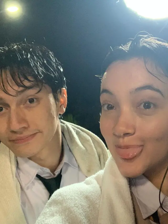 8 Potret Megan Domani dan Farhan Rasyid di Balik Layar My Love My Enemy, Bikin Baper