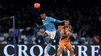 Napoli saat mengalahkan Atalanta di ajang Liga Italia 2025/2026. (CARLO HERMANN / AFP)