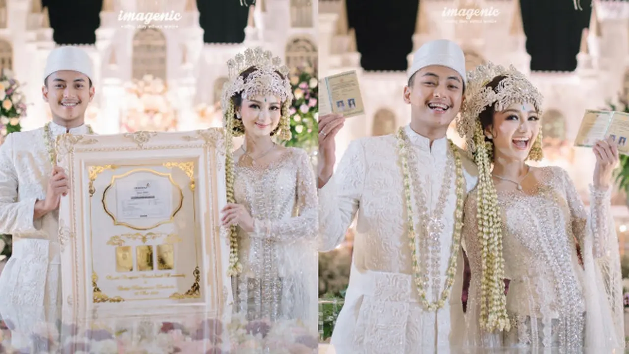 Momen Pernikahan Selebgram Nanda Arsyinta, Maskawin 305 Lot Saham Jadi Sorotan