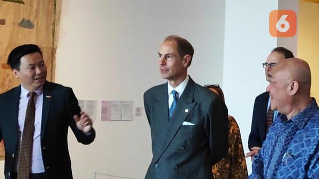 Potret Pangeran Edward Saat Kunjungi Museum MACAN