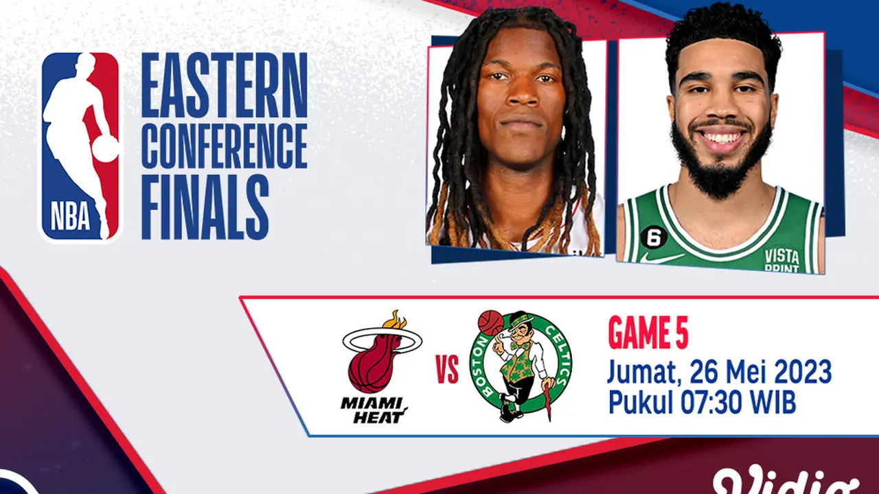 Link Live Streaming NBA : Boston Celtics vs Miami Heat di Vidio, 26 Mei 2023
