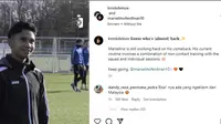Jelang Piala Asia 2024, Marselino Ferdinan menunjukkan kepulihan. Ini menjadi kabar baik buat Timnas Indonesia (Instagram/KMSK Deinze)