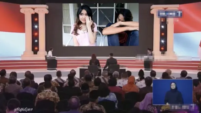7 Editan Kocak Layar Debat Capres Kedua, Bikin Ngakak