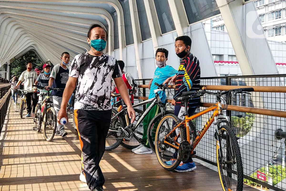 FOTO: Pemprov DKI Jakarta Siapkan 30 Kawasan Khusus Pesepeda