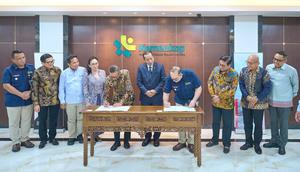 PT Semen Indonesia (Persero) Tbk (SIG) dan PT Agrinas Pangan Nusantara (Persero) menandatangani Nota Kesepahaman tentang Penyediaan dan Pemanfaatan Solusi Bahan Bangunan untuk Pembangunan Koperasi Desa/Kelurahan Merah Putih.