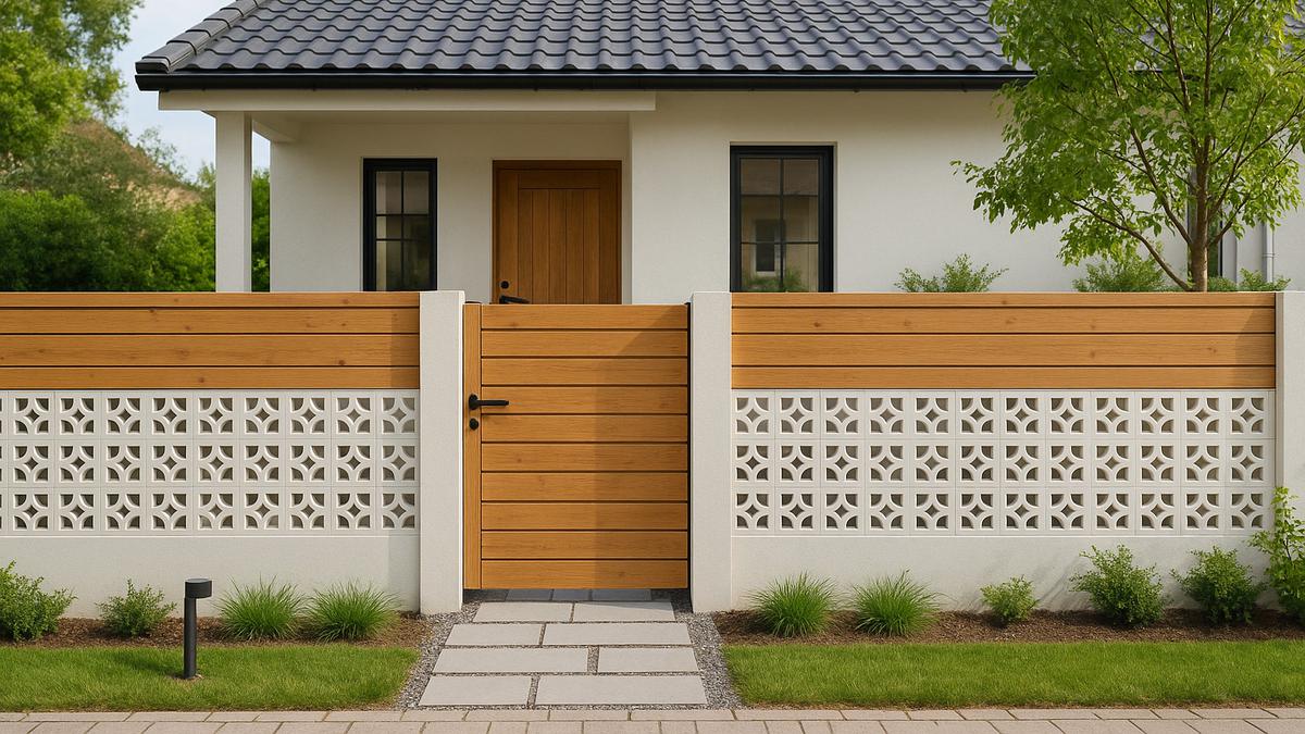7 Model Rumah Minimalis dengan Pagar Roster yang Tren di 2025, Bikin Hunian Terlihat Lebih Mewah