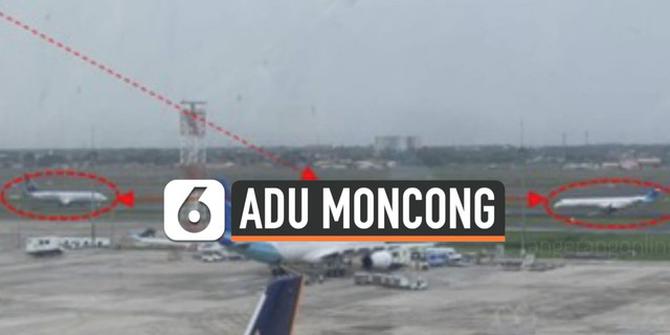 VIDEO: Dua Pesawat Garuda Nyaris Adu Moncong di Soekarno-Hatta?