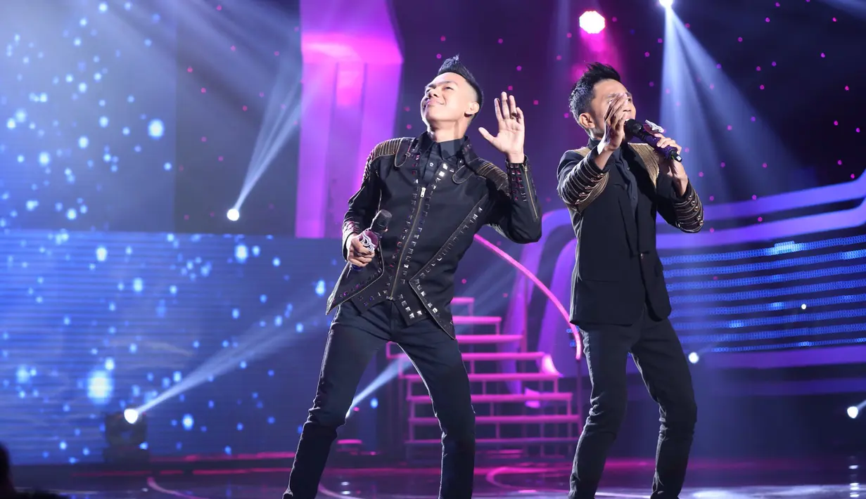 Menurut juri Saiful Jamil, penampilan Duo Alfin asal Medan itu sudah ada perbaikan. Tapi Inul Daratista melihat penampilannya sedikit kurang. (Andy Masela/Bintang.com)