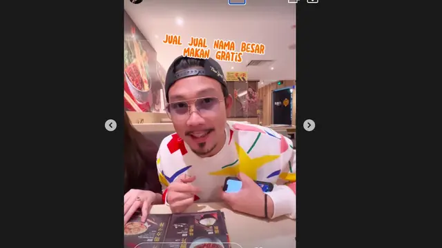 Momen Kocak Denny Sumargo Jual Popularitas di Malaysia Biar Bisa Makan Gratis, Istri Hanya Geleng-Geleng Nahan Malu. (instagram.com/sumargodenny)
