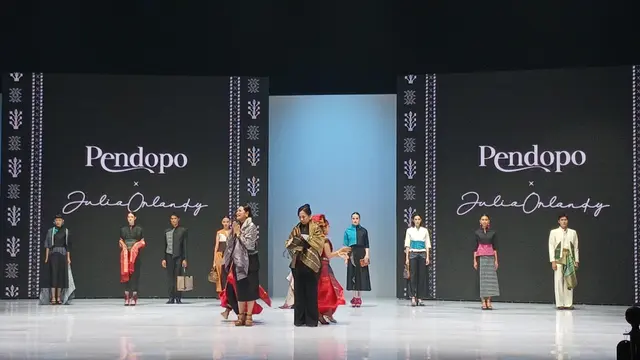 Pendopo x Julia Orlandi, saat acara IFW 2026 (30/7/2026). (Liputan6.com/Nurri Indah)