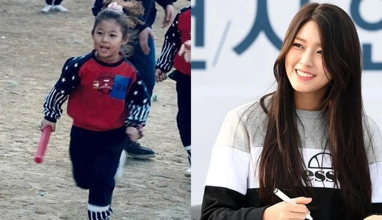 Wajah selebriti dulu dan kini.