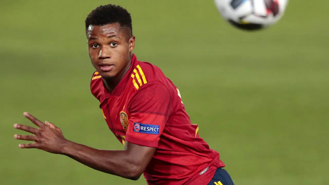Ansu Fati Cetak Rekor, Spanyol Taklukkan Ukraina di UEFA Nations League