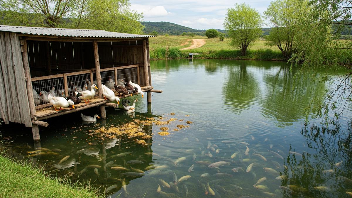 7 Cara Mengelola Kolam Ikan di Area Ternak Bebek agar Tidak Bau