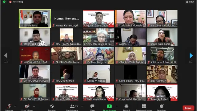 Timsel Calon Anggota KPU dan Bawaslu Gelar Sosialisasi Tes Psikologi