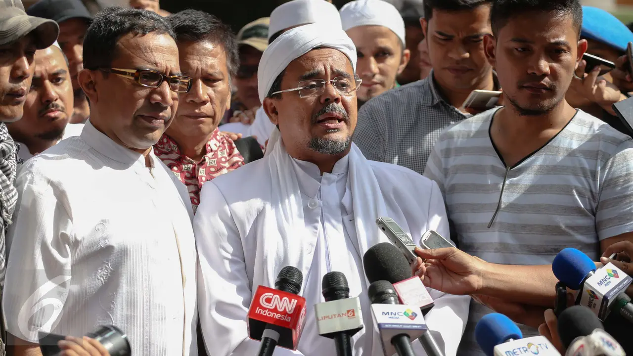 20170123- Imam Besar FPI Habib Rizieq Syihab di Polda Metro Jaya-Jakarta- Faizal Fanani		