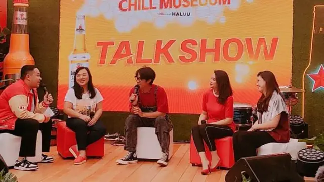 Bintang Crystal Chill Museum, di M-Bloc Space Jakarta, Jumat (20/1/2023)