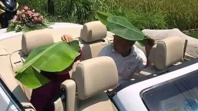6 Potret Lucu Orang Kepanasan, Cara Ngademnya Absurd Enggak Habis Pikir