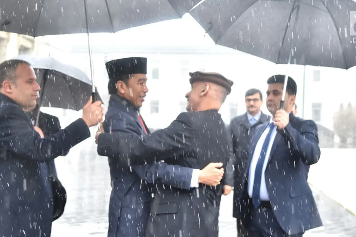 Presiden Jokowi dan Presiden Afganistan Ashraf Ghani