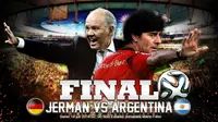 Prediksi Jerman vs Argentina (Liputan6.com/Sangaji)