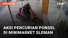 Terjadi pencurian HP di warung mini market di Maguwoharjo, Sleman. Pencurian ini terjadi pada Jumat (12/7/2024)