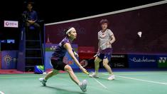 Tunggal putri andalan Taiwan, Tai Tzu Ying, tampil gemilang dan keluar sebagai juara Indonesia Open 2022.(Bola.com/Bagaskara Lazuardi)