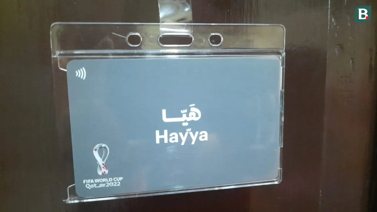 Tampak Belakang Kartu Hayya Card