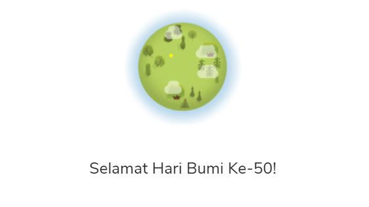 Google Doodle Rayakan Hari Bumi ke-50
