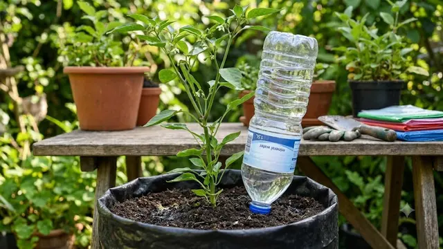 Cara Membuat Sistem Self-Watering dari Botol Bekas