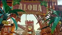 Aloha Playground yang terletak di Jl. Laksamana Yos Sudarso, Dadap, Kec. Kosambi, Tangerang. Aloha Playground adalah tempat bermain yang luas dengan desain yang terinspirasi oleh gaya Hawaii. (dok. Liputan6.com/Farel Gerald)