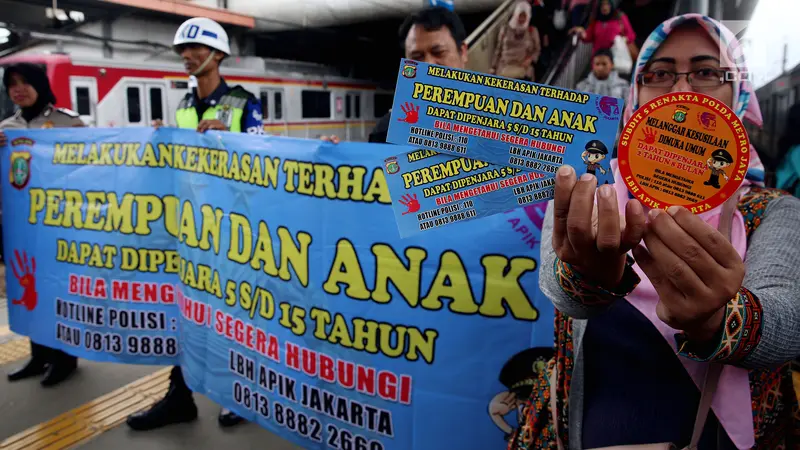 Sebar Stiker, Polda Metro Jaya Bersama LBH Antisipasi Pelecehan dan Kekerasan Seksual