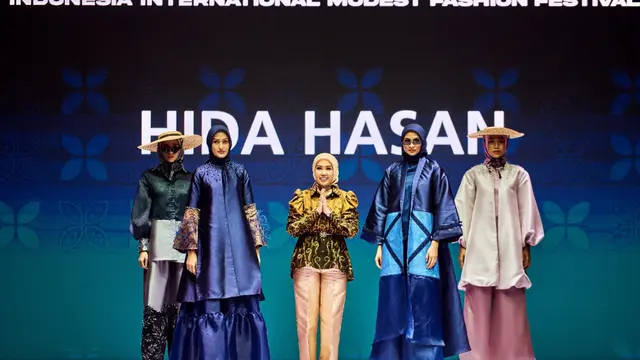 Koleksi bertema Diyang Lingkar dari desainer Hida Hasan. (Foto: Dok. Hidahasan Indonesia)