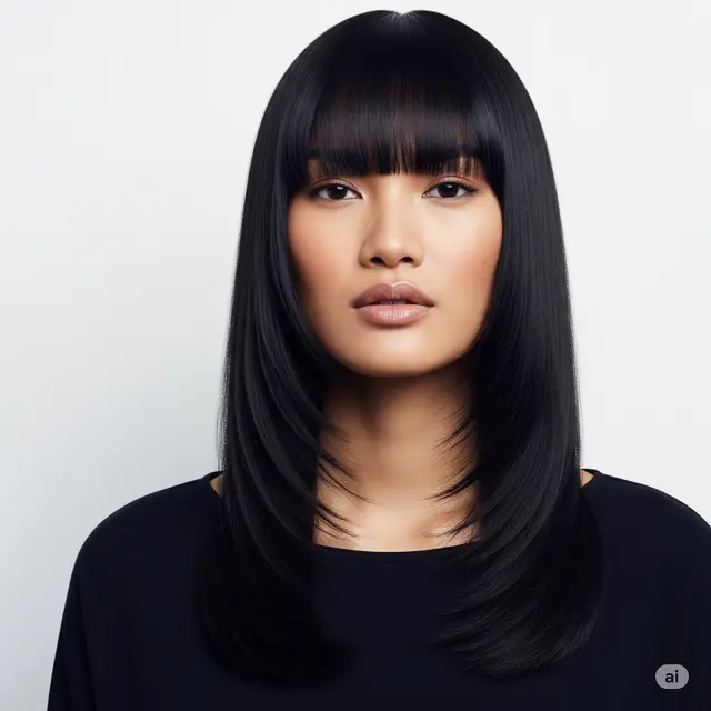 8 Model Rambut Oval Layer Panjang: Tren 2025 untuk Tampilan Stylish