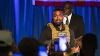 Kampanye pilpres Kanye West. Dok: AP Photo