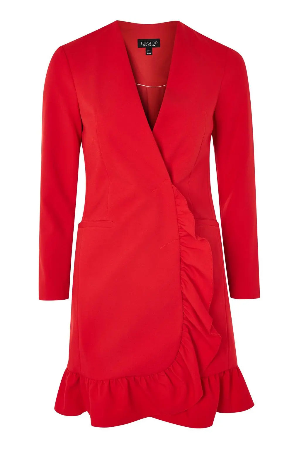 Frill Hem Blazer Dress. (topshop.com)