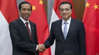 Presiden Jokowi berharap kepada Presiden Xi Jinping, China terus meningkatkan kerja sama dengan prioritas maritim dan infrastruktur. (BBC)