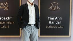 Consumer Banking Director PT Bank DBS Indonesia Rudy Tandjung saat sesi foto konpers virtual DBS Treasures “Intuitive Wealth Management, Empower Confident Decision" di Jakarta, Selasa (16/03/2021). (Liputan6.com/Fery Pradolo)