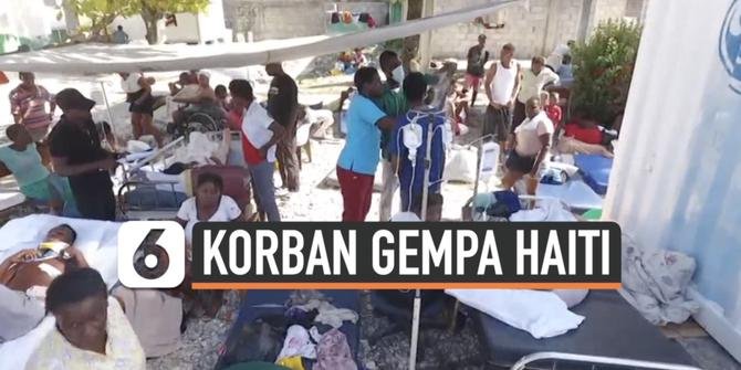 VIDEO: Melonjak! Korban Tewas Akibat Gempa Haiti Capai 1.297 Orang
