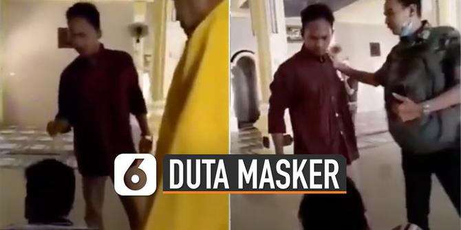 VIDEO: Pemuda yang Bentak Jamaah di Bekasi Jadi Duta Masker